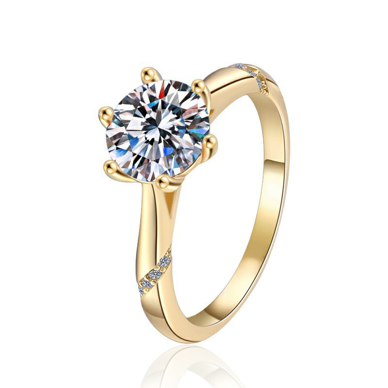 Brilliant Moissanite Ring