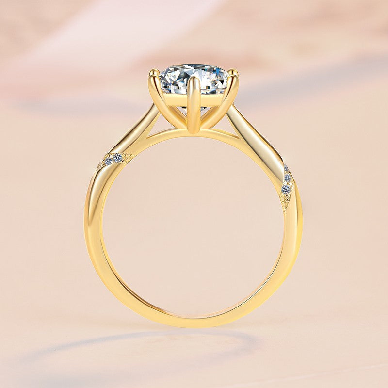 Brilliant Moissanite Ring