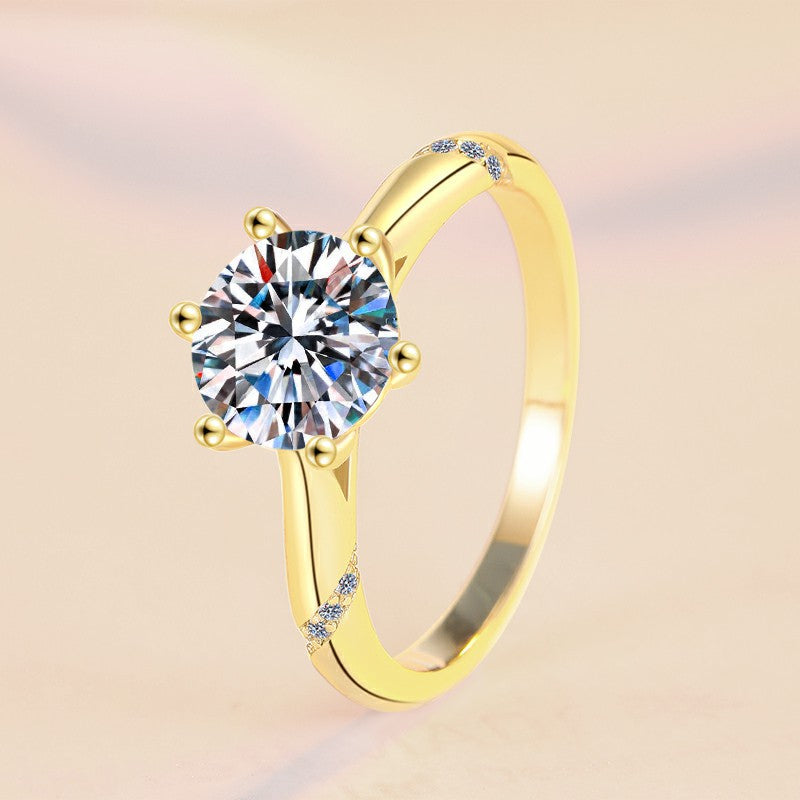 Brilliant Moissanite Ring