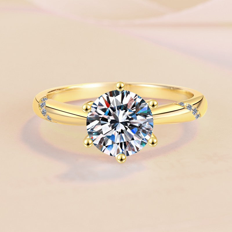 Brilliant Moissanite Ring