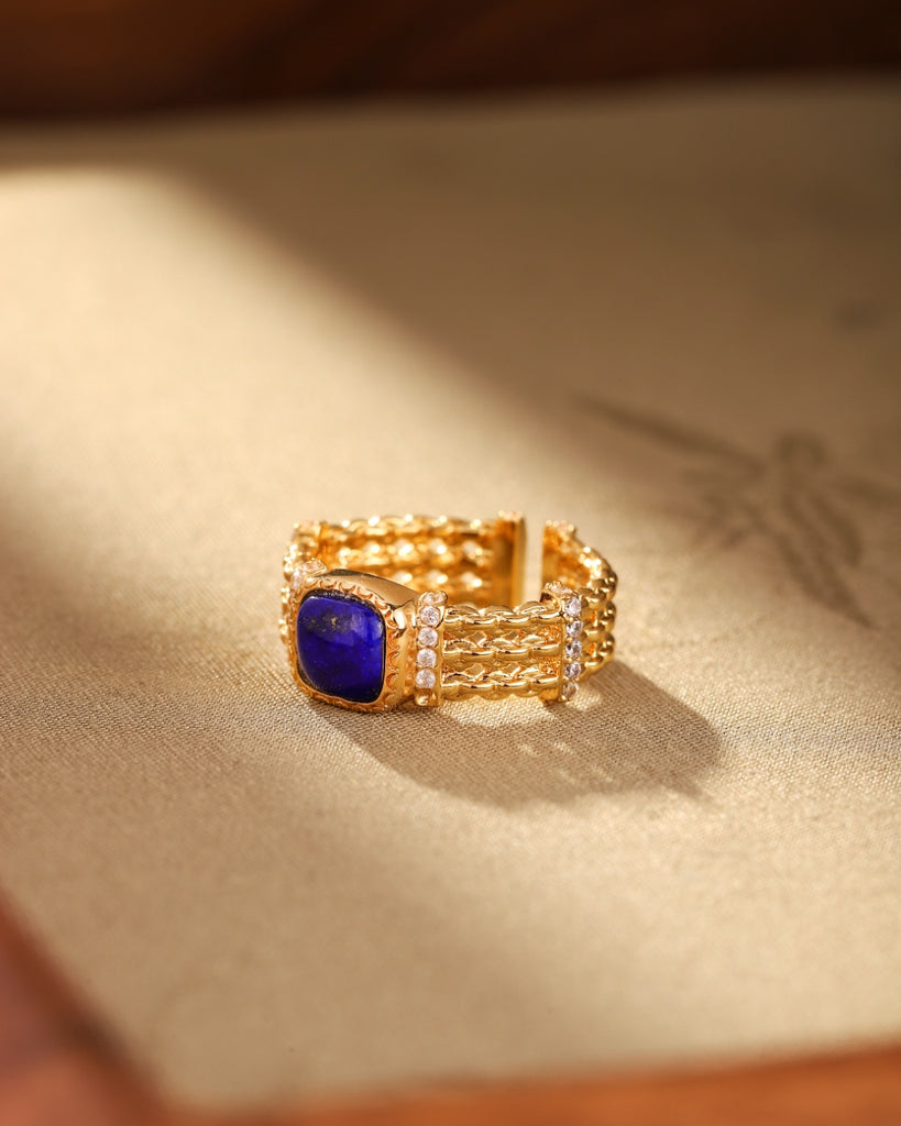 Natural Lapis Lazuli Ring