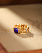 Load image into Gallery viewer, Natural Lapis Lazuli Ring