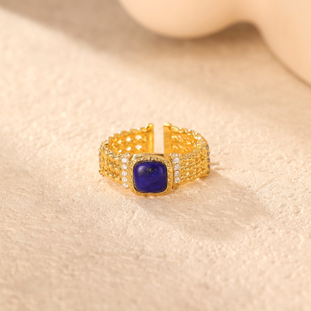 Natural Lapis Lazuli Ring