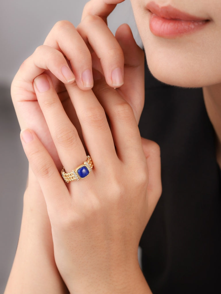 Natural Lapis Lazuli Ring