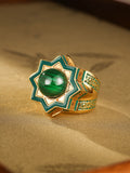 Natural Malachite Ring