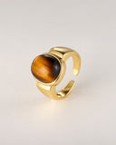 Natural Tiger's Eye ring