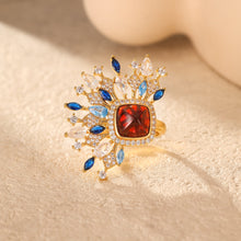 Load image into Gallery viewer, Natural Garnet Ring