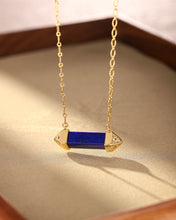 Load image into Gallery viewer, Iwell Lapis Lazuli Balance Beam Pendant