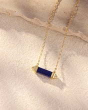 Load image into Gallery viewer, Iwell Lapis Lazuli Balance Beam Pendant