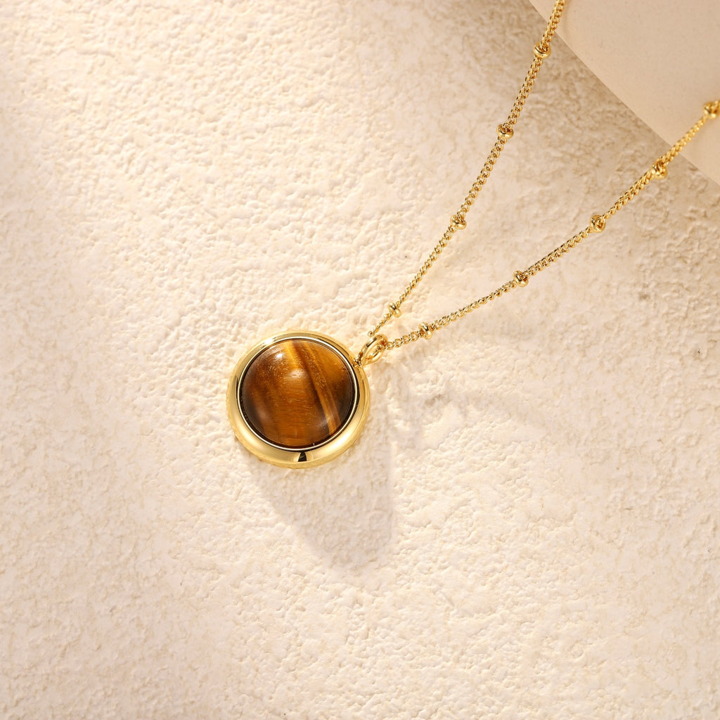 Round Tiger's Eye Pendant