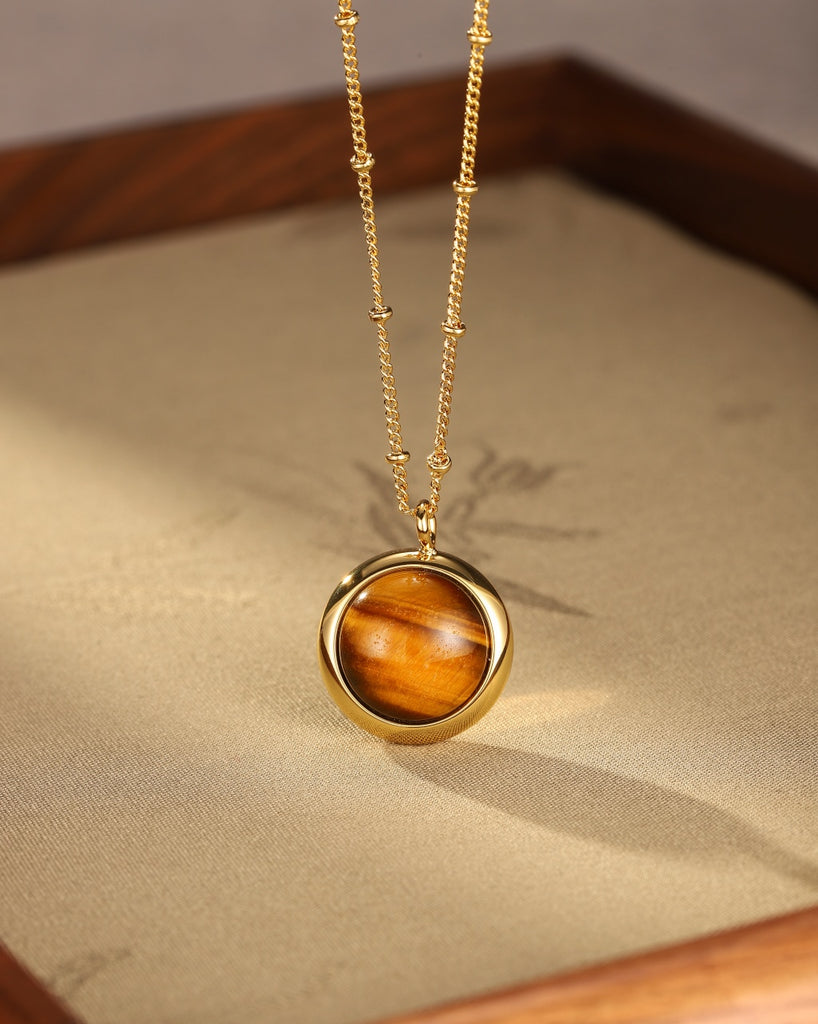 Round Tiger's Eye Pendant