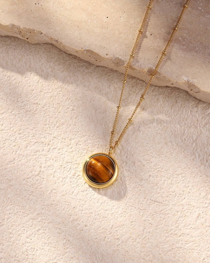 Round Tiger's Eye Pendant