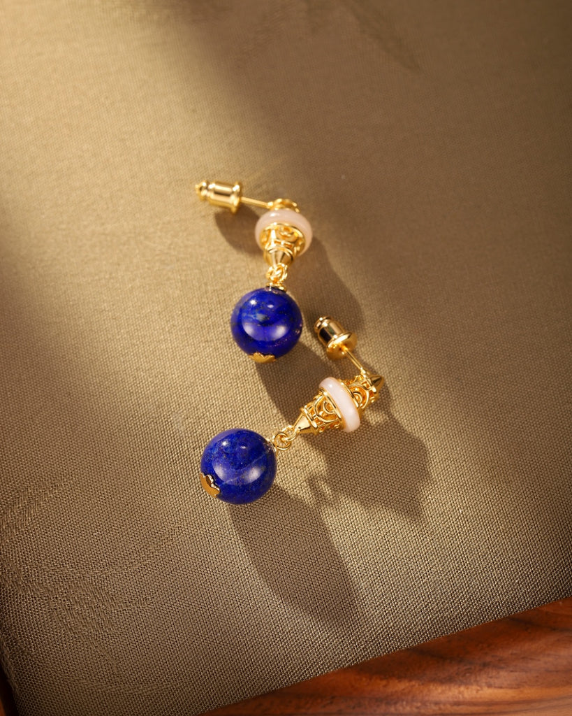 Natural Lapis Lazuli Earring