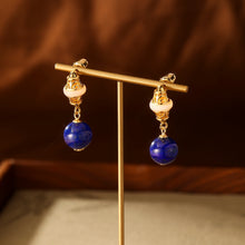 Load image into Gallery viewer, Natural Lapis Lazuli Earring