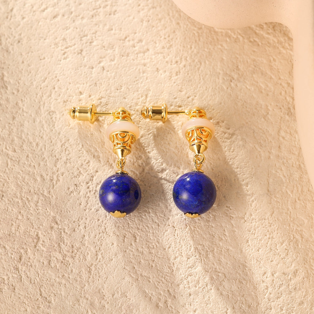 Natural Lapis Lazuli Earring