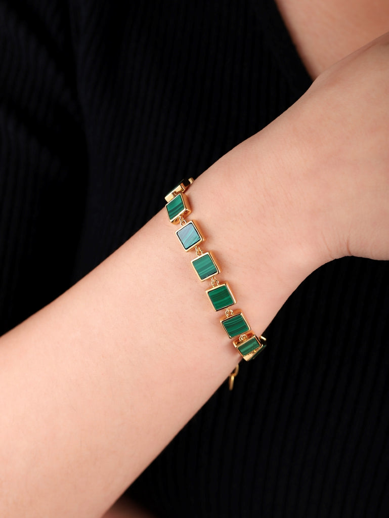 Iwell Natural  Malachite Bracelet