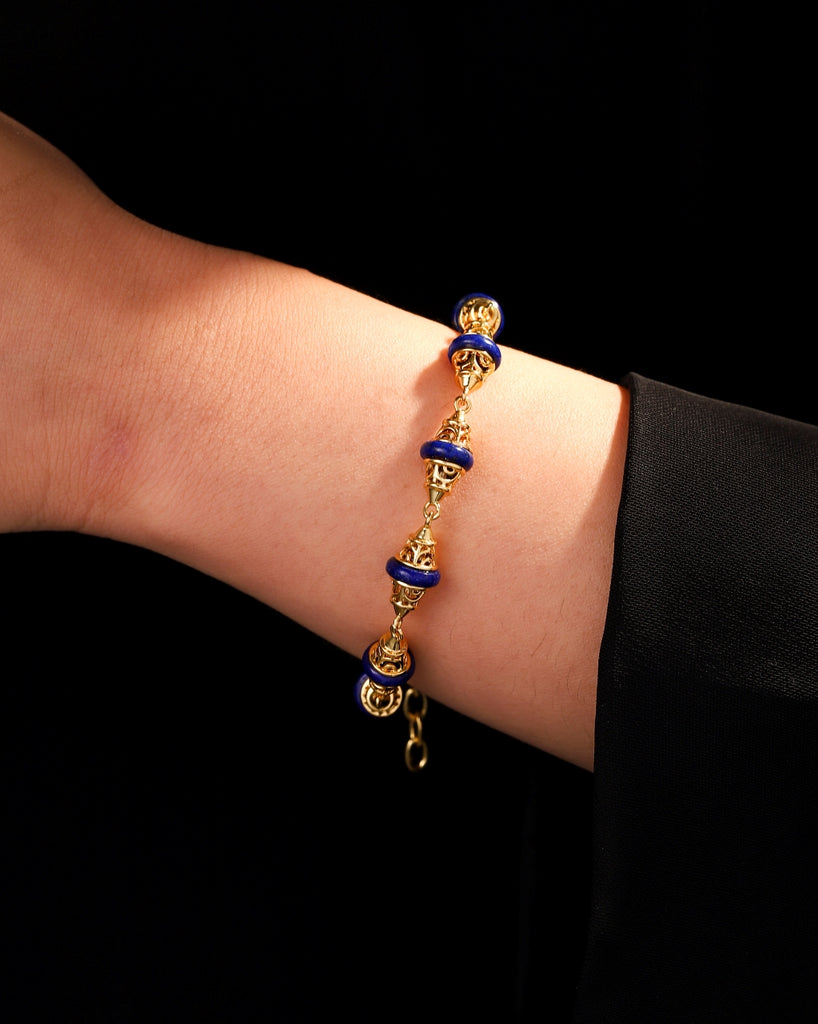 Iwell Natural Lapis Lazuli Bracelet