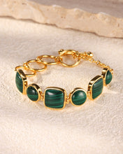 Load image into Gallery viewer, Malachite Square Bracelet